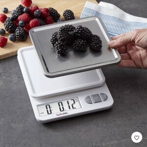 Taylor Digital Kitchen 11lb Food Scale, Removable Tray Stainless Steel NEW